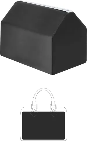 Speedy 25 Purse Pillow Insert, Handbag Filler Compatible with LV Speedy Bags, Luxury Handbag Shaper with Soft Satins Surface and Memory Foam Inner (Black, Speedy25)