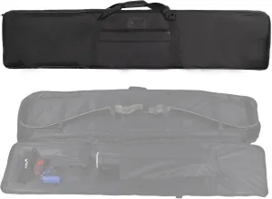 SPG Archery Recurve Bow Case for Longbow and Traditional Bow, 2 Sizes Longbow Case Full Length Traditional Recurve Bow Cases for Youth and Adults with Pocket to Store Arrow Quiver