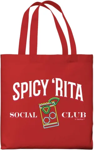 Spicy 'Rita Social Club Canvas Tote Bag