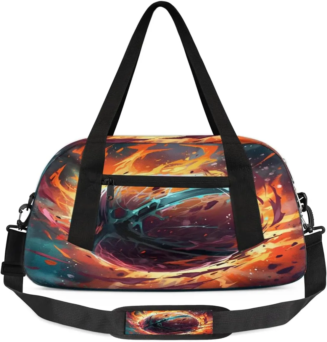 Sport Duffel Bag Cool Basketball Kids Gym Bag Weekender Overnight Bags for Boys Girls Teens Carry On Workout Travel Bag