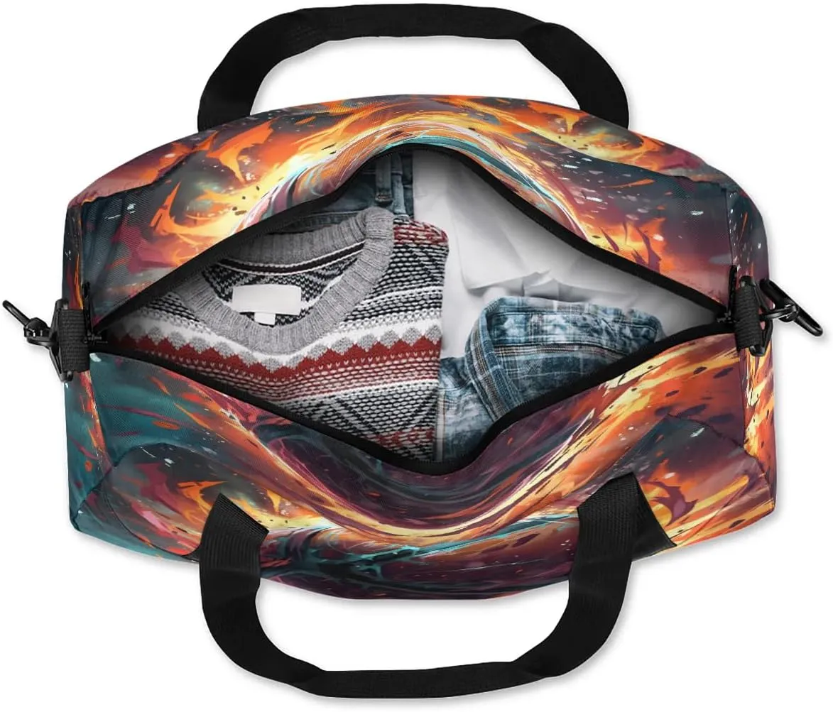 Sport Duffel Bag Cool Basketball Kids Gym Bag Weekender Overnight Bags for Boys Girls Teens Carry On Workout Travel Bag