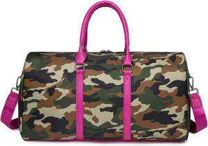 Sports Gym Bag Travel Bag Casual Duffel Bag for Men and Women Lightweight (Camouflage)