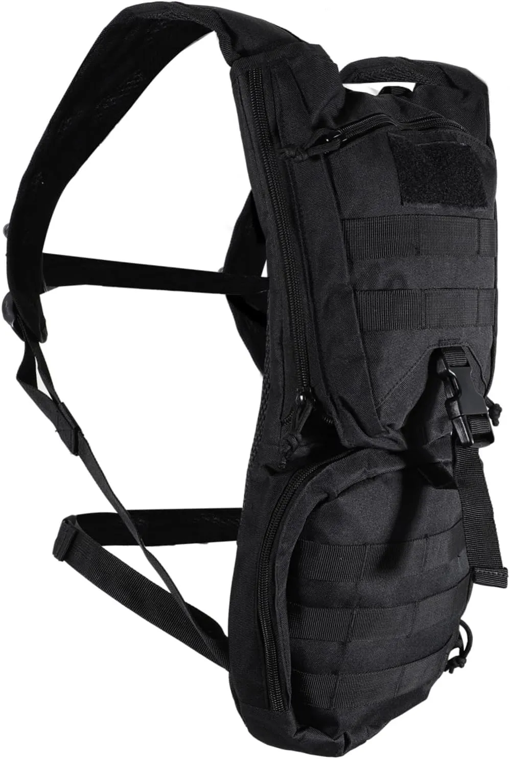 Sports Water Bag Anti-Scratch Pouch Oxford Cloth Hiking Water Backpack Black No Bladder Sturdy Design