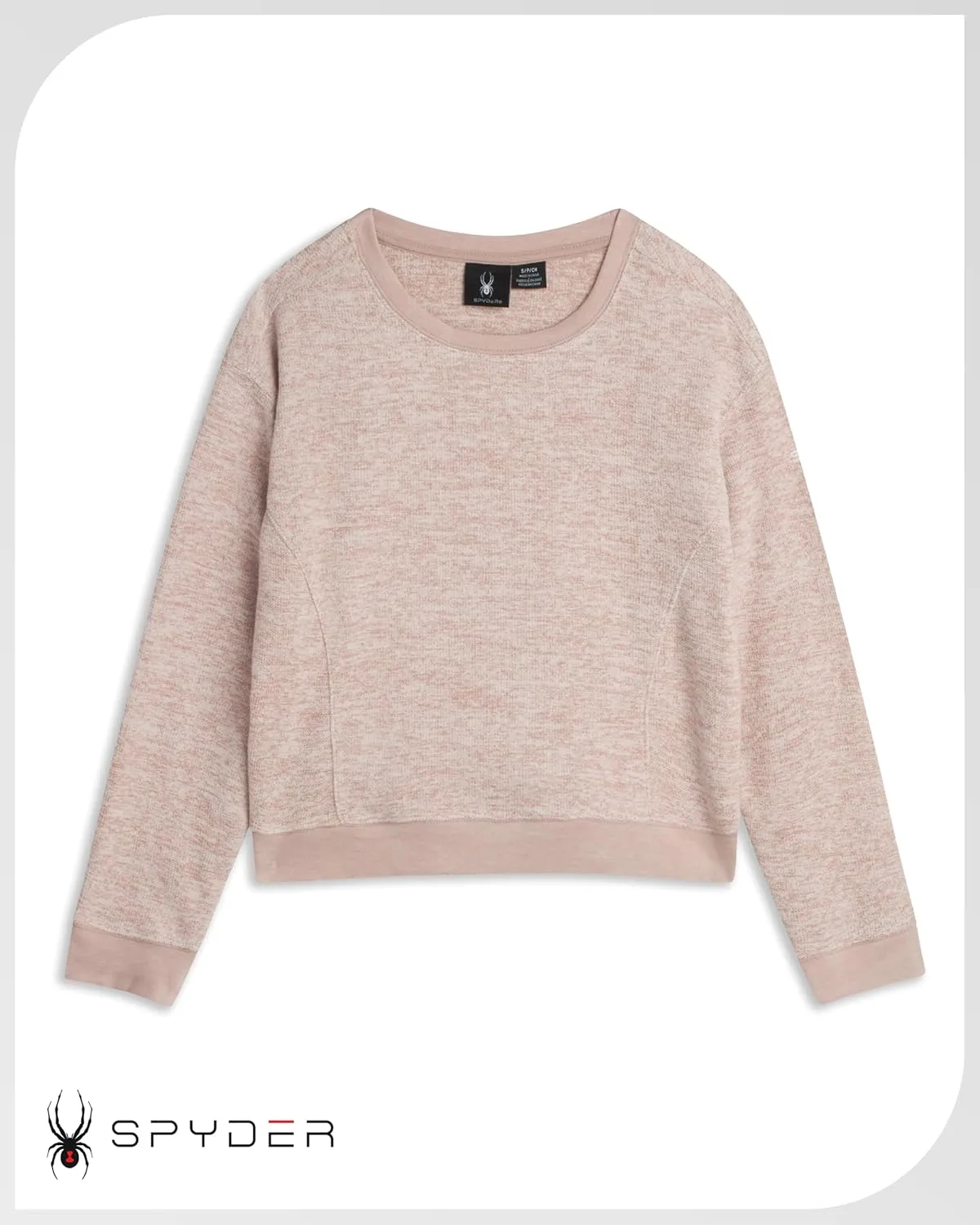 Spyder Womens Sweaters - Super Soft Lightweight Sweater with Ribbed Cuffs Womens Long Sleeve Tops Sweat Shirt (Sizes S-XL)