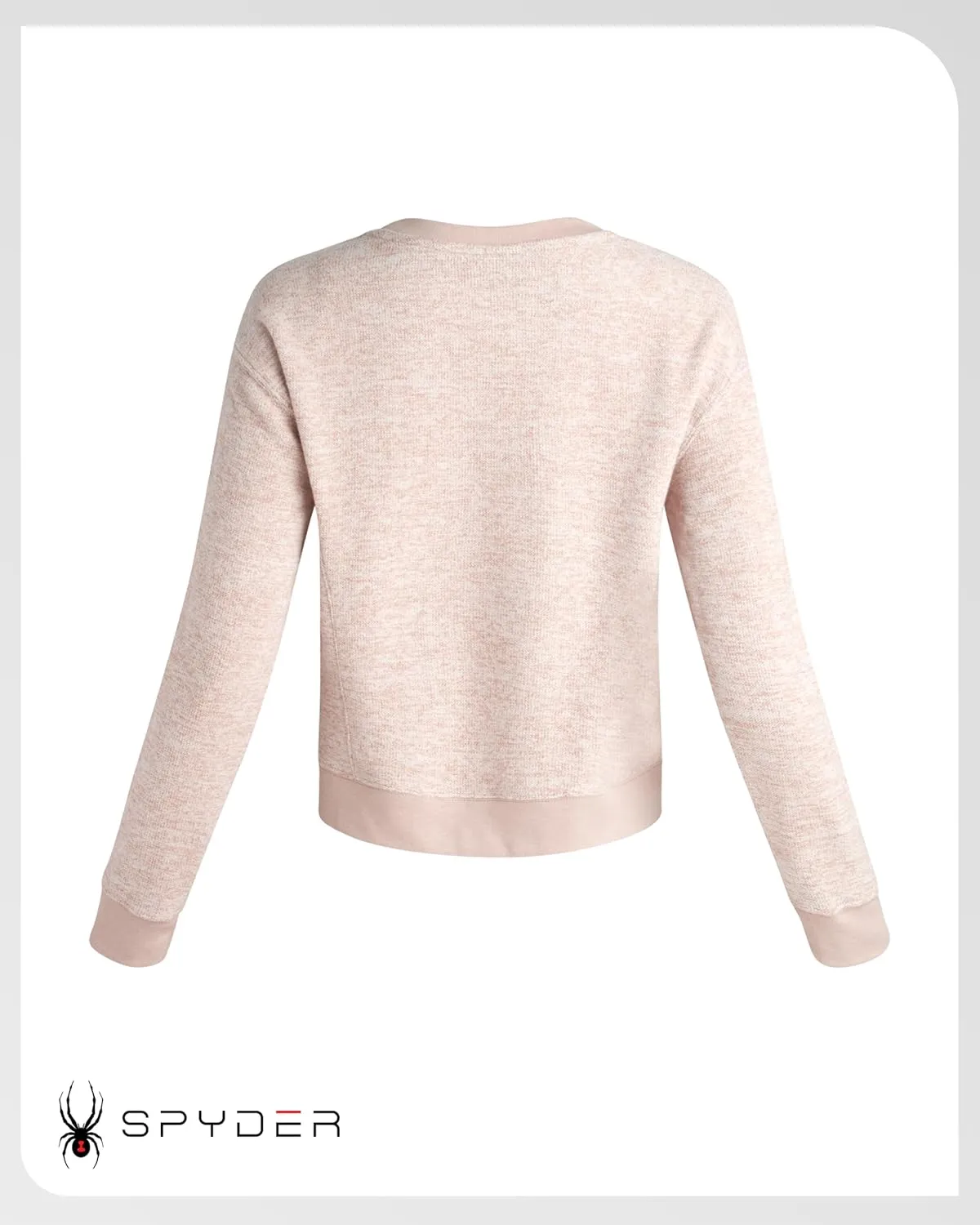 Spyder Womens Sweaters - Super Soft Lightweight Sweater with Ribbed Cuffs Womens Long Sleeve Tops Sweat Shirt (Sizes S-XL)