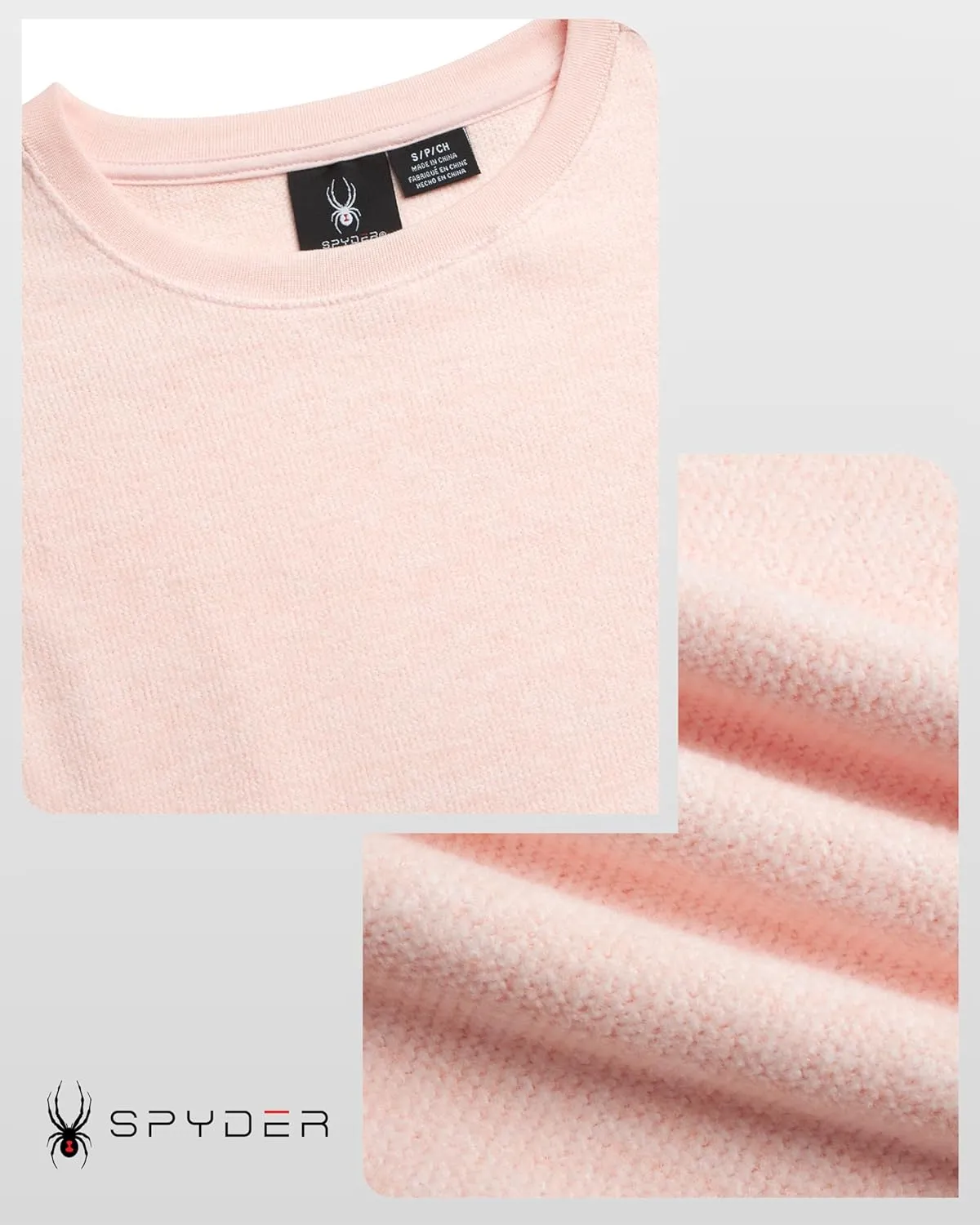Spyder Womens Sweaters - Super Soft Lightweight Sweater with Ribbed Cuffs Womens Long Sleeve Tops Sweat Shirt (Sizes S-XL)