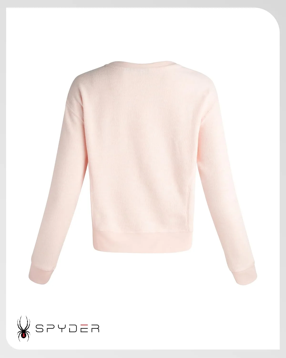 Spyder Womens Sweaters - Super Soft Lightweight Sweater with Ribbed Cuffs Womens Long Sleeve Tops Sweat Shirt (Sizes S-XL)