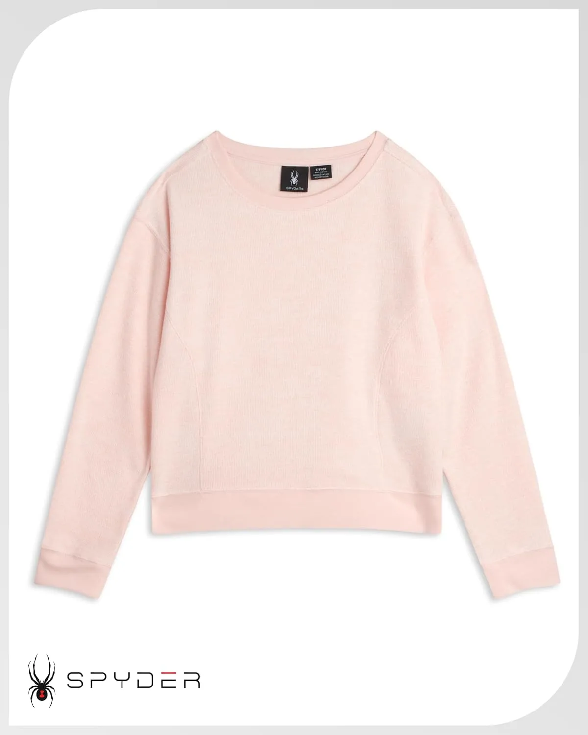 Spyder Womens Sweaters - Super Soft Lightweight Sweater with Ribbed Cuffs Womens Long Sleeve Tops Sweat Shirt (Sizes S-XL)
