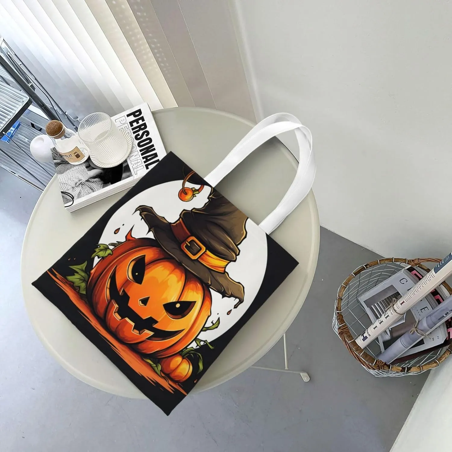 SSIMOO Ocean Sailing Fashion Canvas Tote Bag-Personalized Handbag,Multifunctional Bag,Elegant And Minimalist