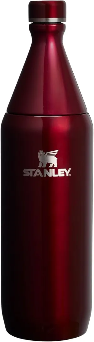 STANLEY All Day Slim Bottle 20-34 OZ | Twist off Lid with Leakproof Seal | Slim Design for Travel & Gym | Insulated Stainless Steel | BPA-Free
