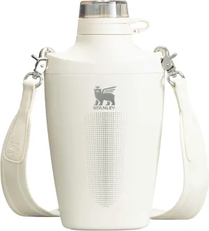 Stanley Cross Bottle 23 oz | Travel Water Bottle with Jacquard Strap | Leakproof Tritan Lid with Removable Straw | Insulated Stainless Steel | BPA-Free | Cream
