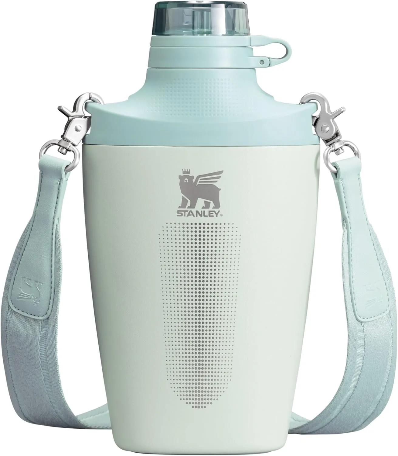 Stanley Cross Bottle 23 oz | Travel Water Bottle with Jacquard Strap | Leakproof Tritan Lid with Removable Straw | Insulated Stainless Steel | BPA-Free | Mist