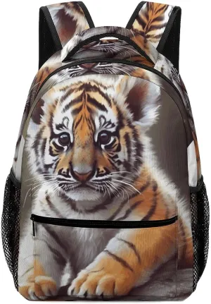 Stylish Backpack, Cute Tiger Print Durable Backpack Travel Backpack Hiking Backpack Ergonomic Backpack Comfortable Backpack