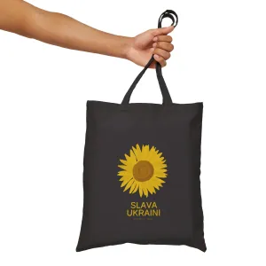 Support Ukraine Sunflower Tote Bag | Slava Ukraini