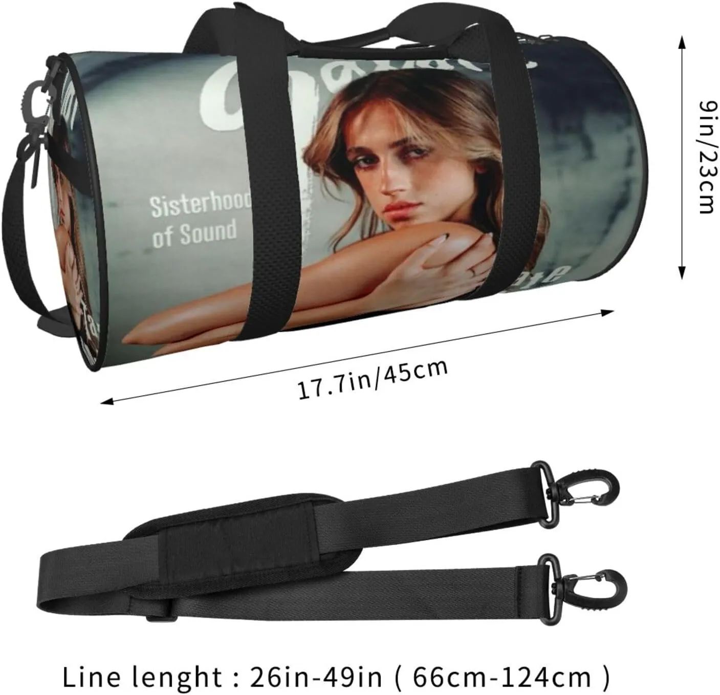 T-ate McRae Sport Duffel Bag,Travel Duffle Bag Sports Gym Bag,Tote Weekender Bag for Women Men Business Trip