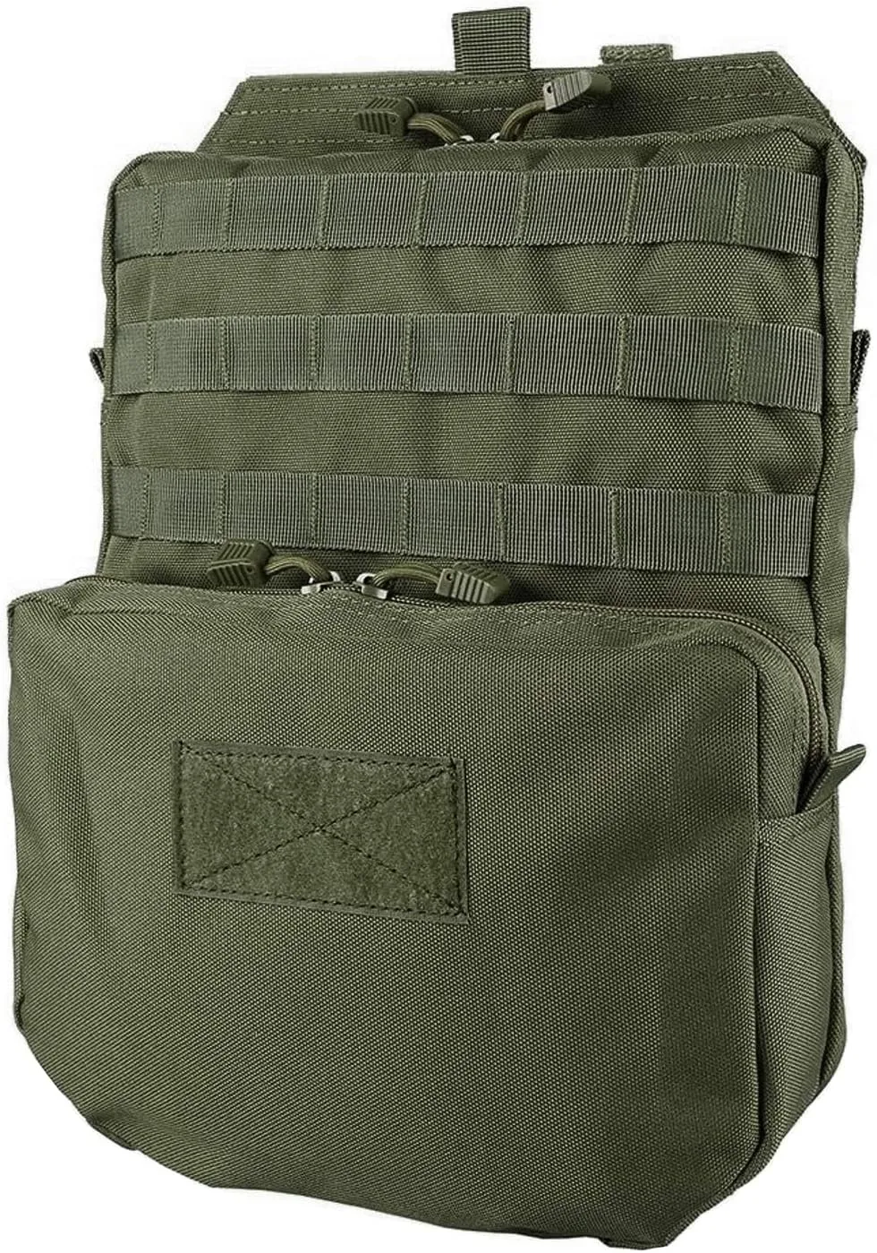 Tactical Molle Hydration Pack Mobility Hydration Carrier Military Hydration Pouch for Plate Carrier Molle Water Bladder Holder for Hiking,Biking,Climbing (Bladder not Included)