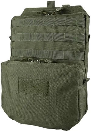 Tactical Molle Hydration Pack Mobility Hydration Carrier Military Hydration Pouch for Plate Carrier Molle Water Bladder Holder for Hiking,Biking,Climbing (Bladder not Included)