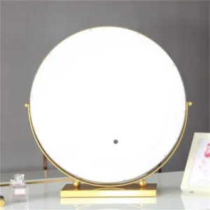 TEMKIN Makeup Mirrors Desktop Large Dressing Table Mirrors Household Dormitory Bedroom Beauty Mirrors(30cm)