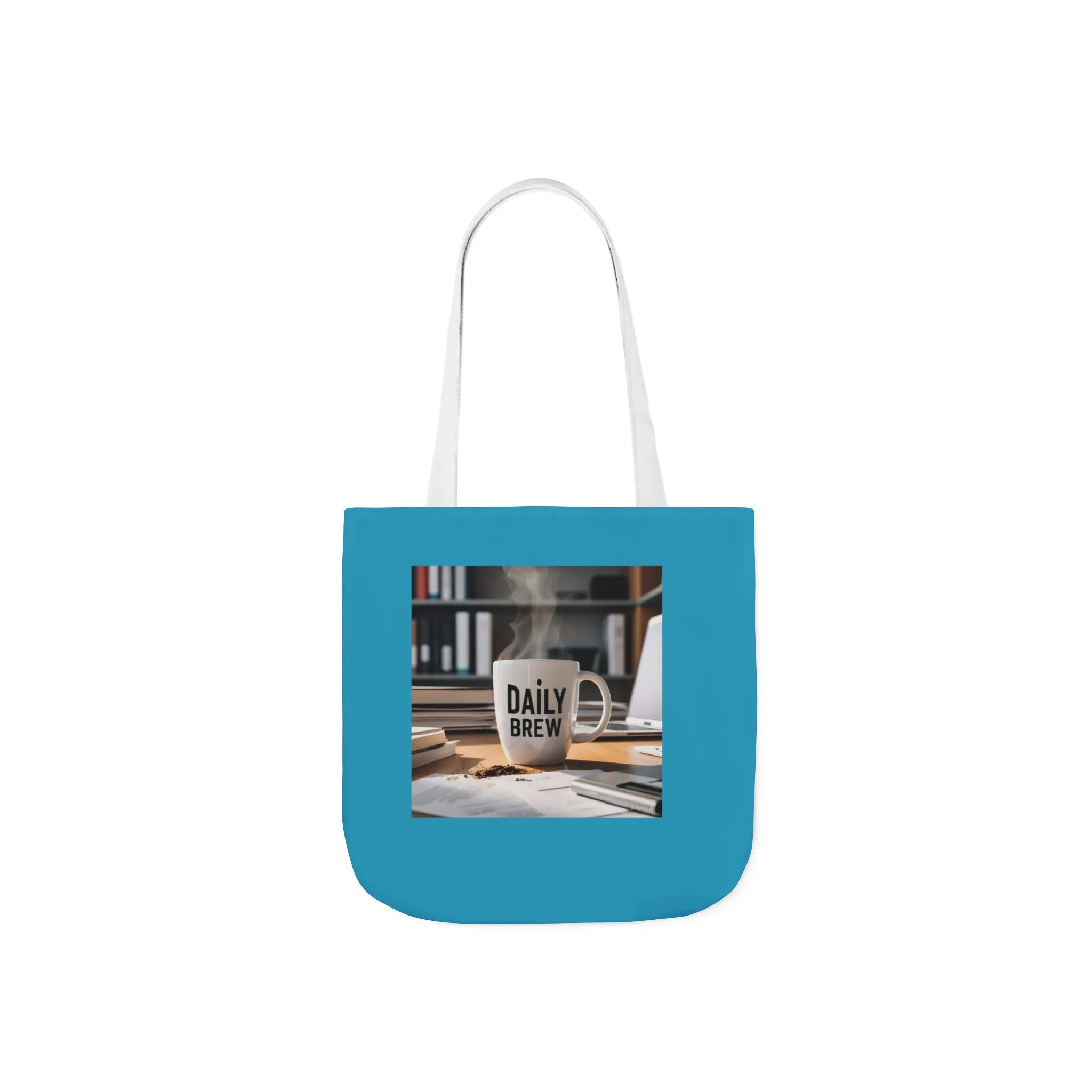 Thank You Canvas Tote Bag with Colorful Straps - Perfect for Gifts & Everyday Use