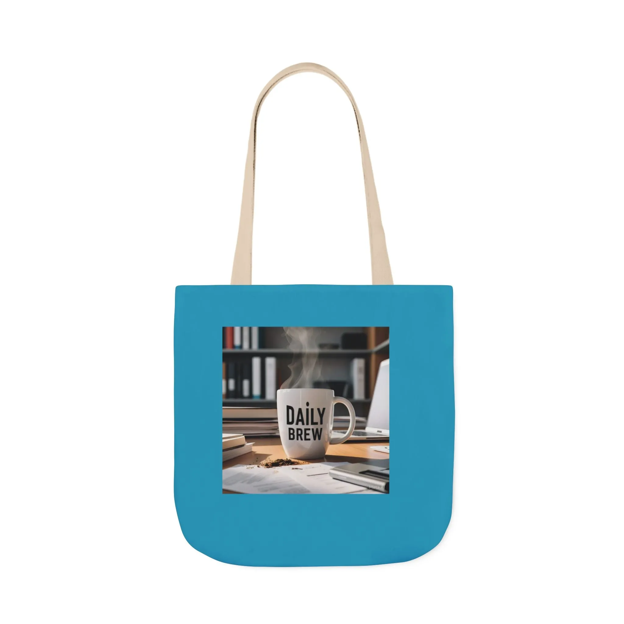 Thank You Canvas Tote Bag with Colorful Straps - Perfect for Gifts & Everyday Use
