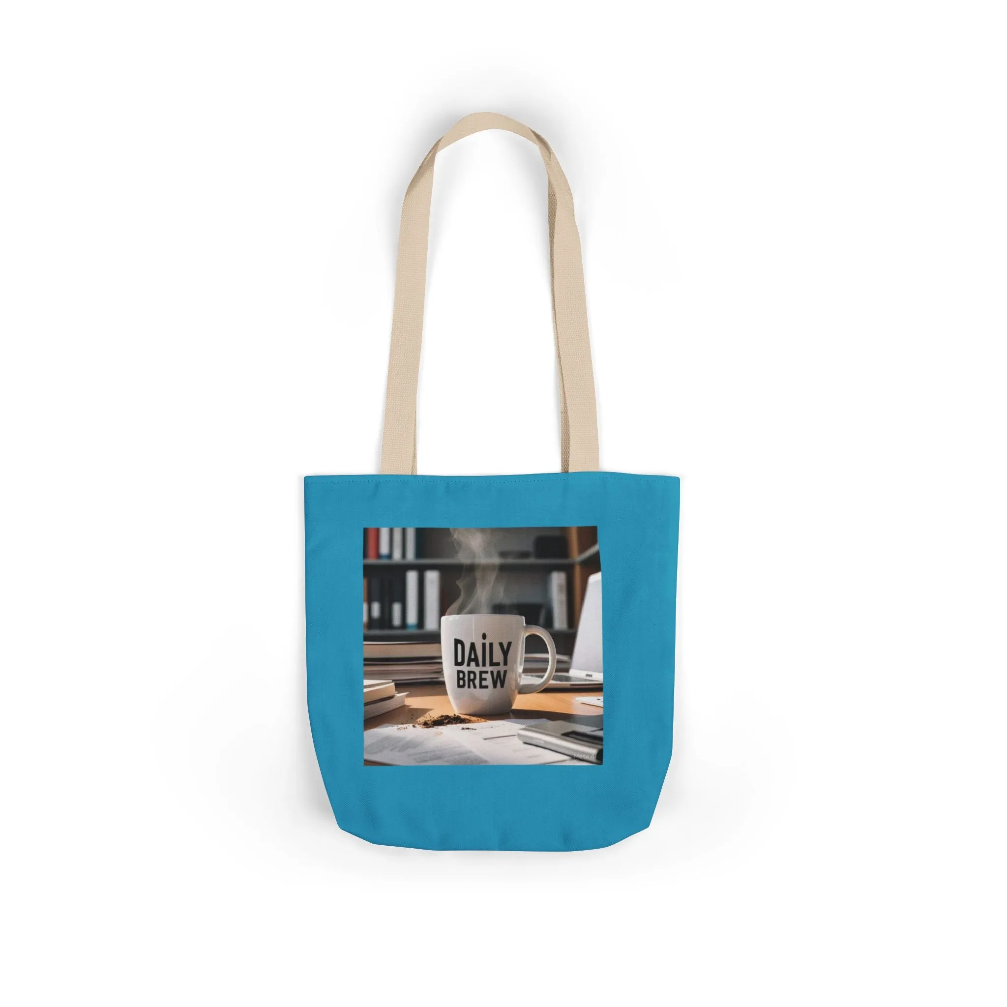 Thank You Canvas Tote Bag with Colorful Straps - Perfect for Gifts & Everyday Use