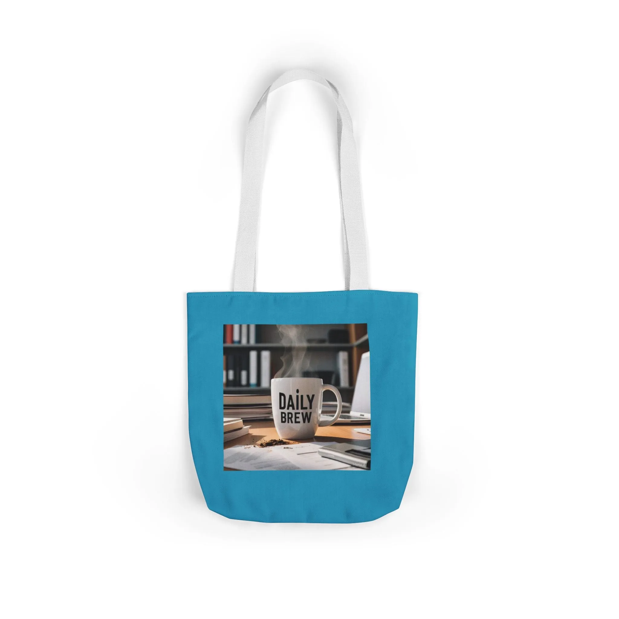 Thank You Canvas Tote Bag with Colorful Straps - Perfect for Gifts & Everyday Use