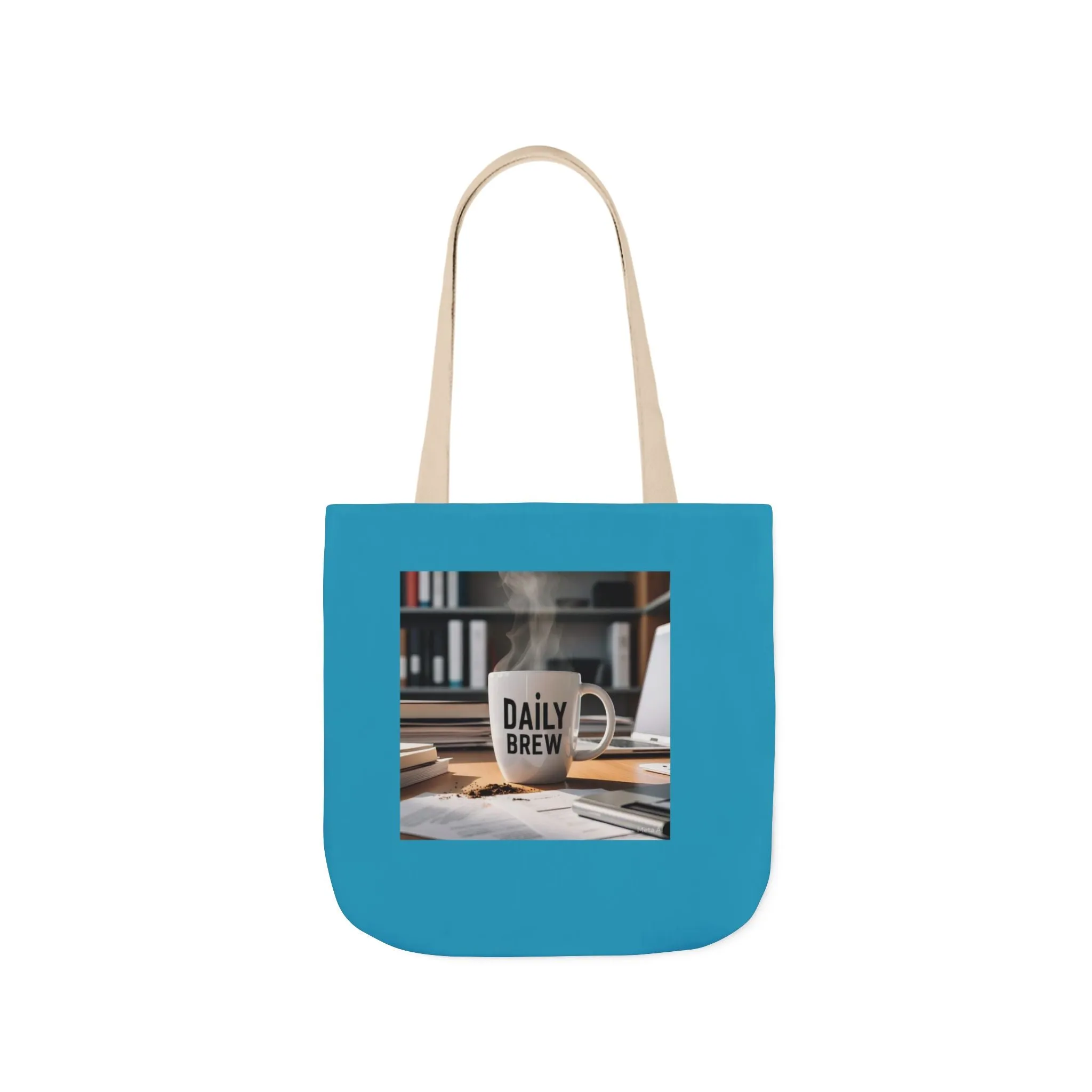 Thank You Canvas Tote Bag with Colorful Straps - Perfect for Gifts & Everyday Use