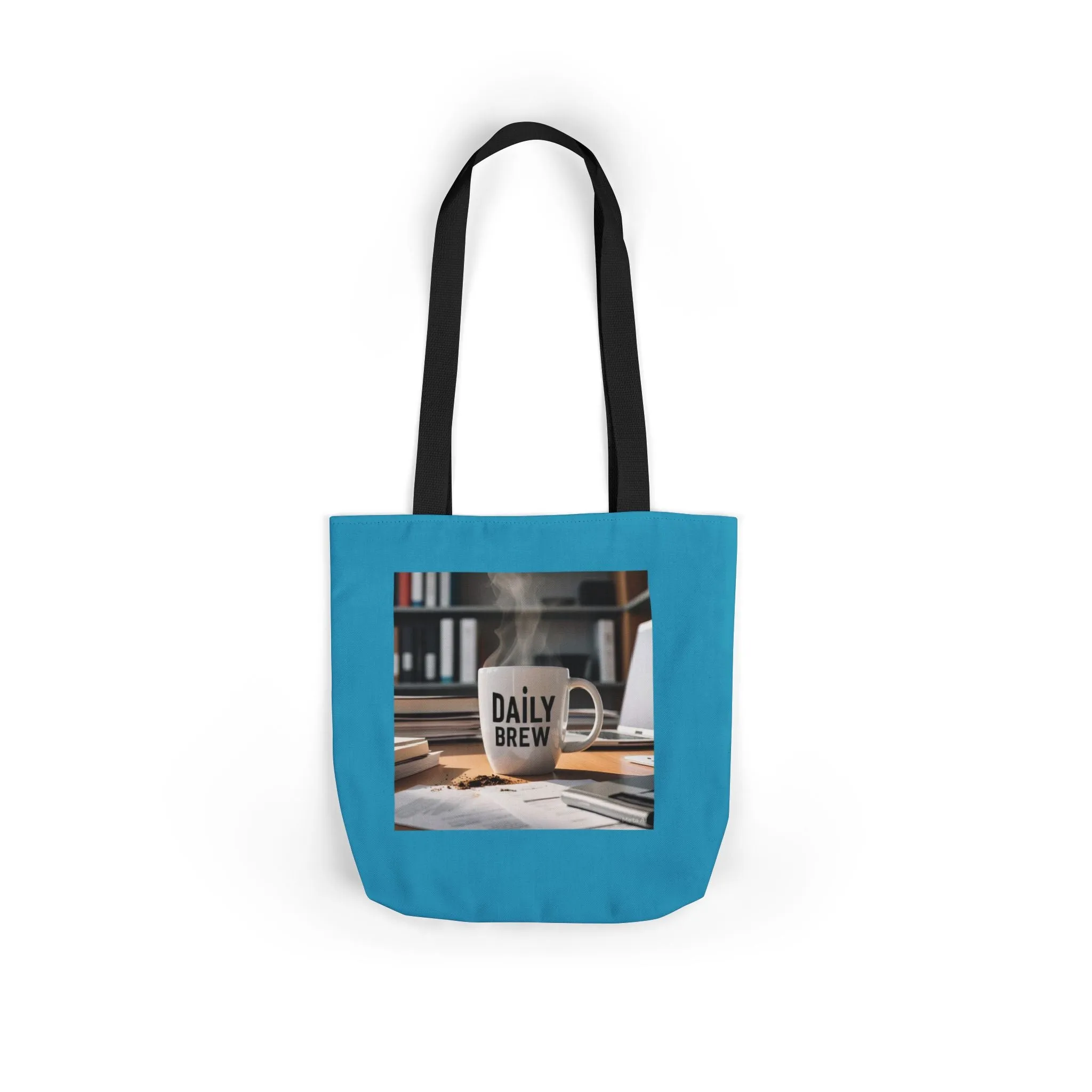 Thank You Canvas Tote Bag with Colorful Straps - Perfect for Gifts & Everyday Use