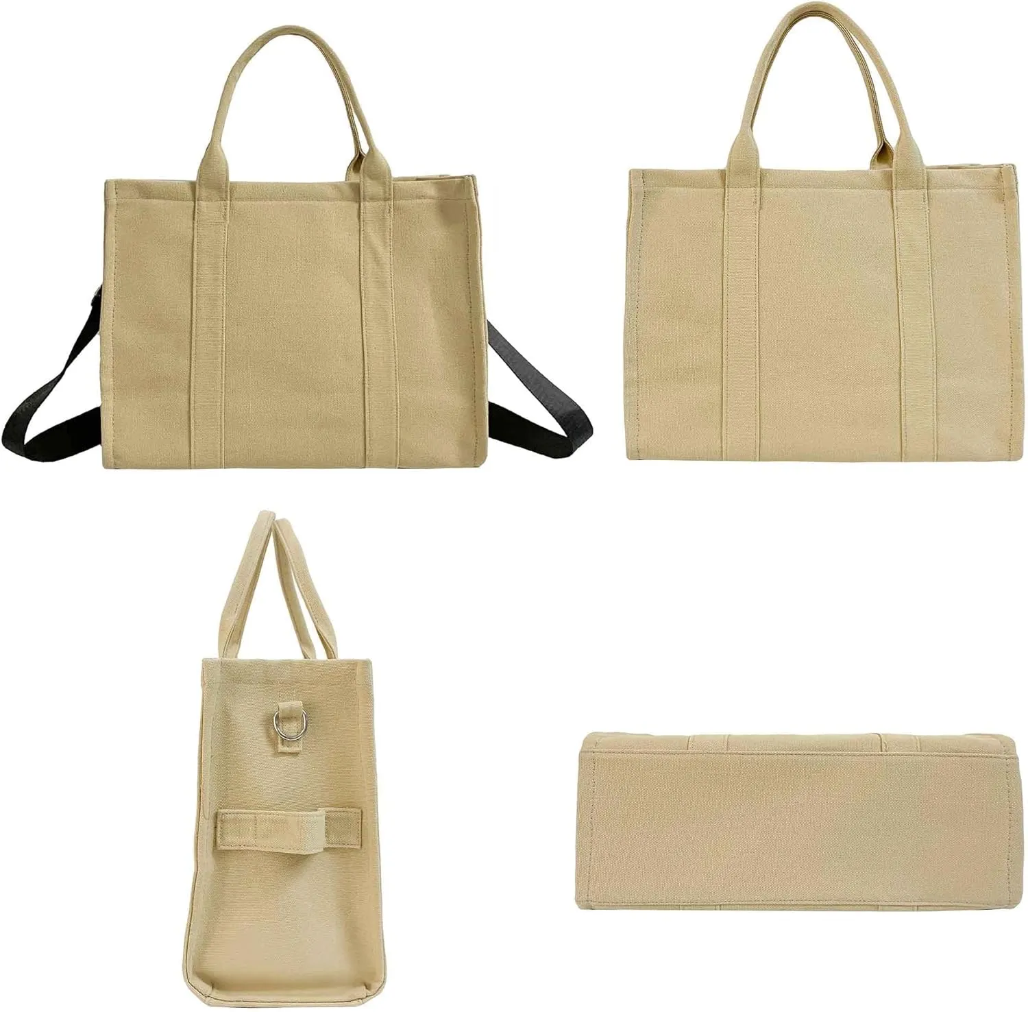 The Tote Bag Canvas Handbag for women Canvas Shoulder Bag Large Canvas Handbag Fashion Retro Handbag