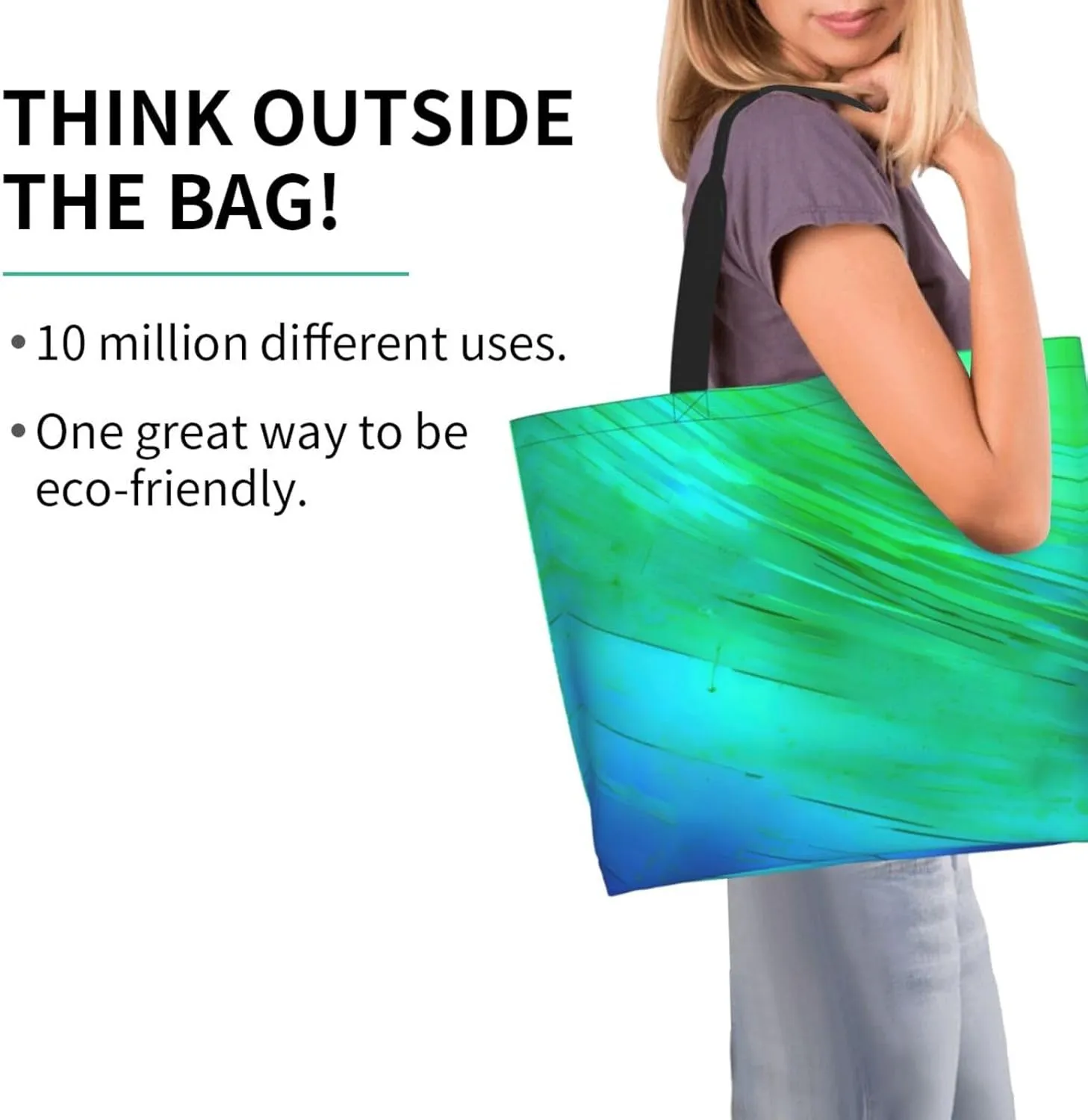 The Underwater World Tropical Fish Women Tote Bag,Casual Tote'S Handbag Big Capacity Shoulder Bag Crossbody Bag
