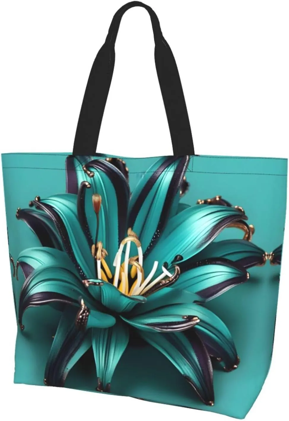 The Underwater World Tropical Fish Women Tote Bag,Casual Tote'S Handbag Big Capacity Shoulder Bag Crossbody Bag