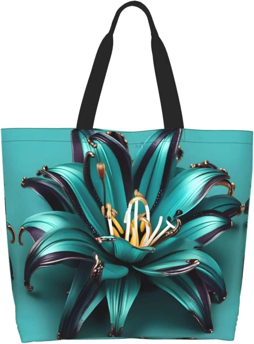 The Underwater World Tropical Fish Women Tote Bag,Casual Tote'S Handbag Big Capacity Shoulder Bag Crossbody Bag