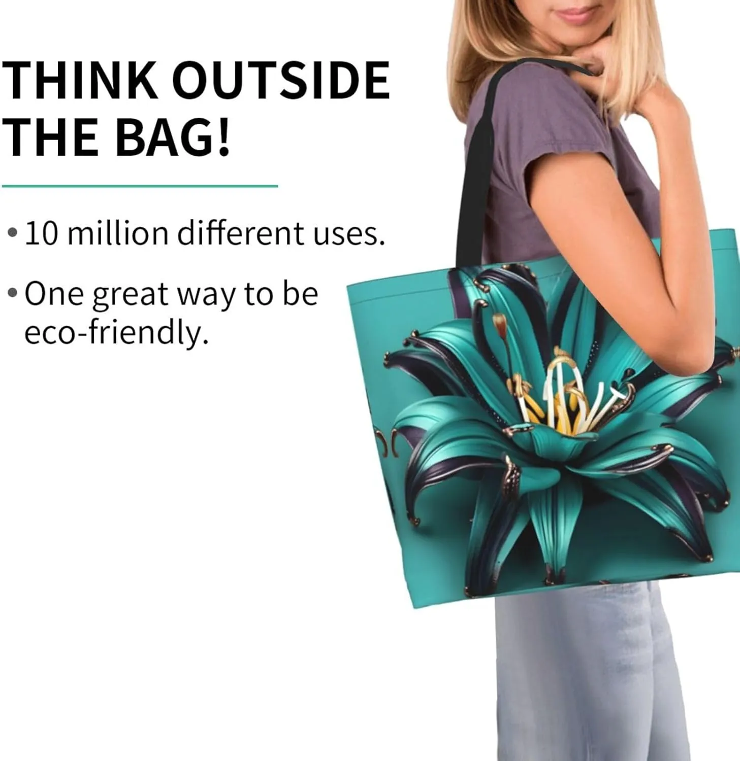 The Underwater World Tropical Fish Women Tote Bag,Casual Tote'S Handbag Big Capacity Shoulder Bag Crossbody Bag