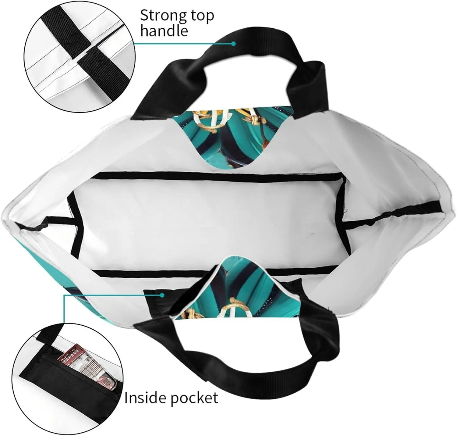 The Underwater World Tropical Fish Women Tote Bag,Casual Tote'S Handbag Big Capacity Shoulder Bag Crossbody Bag