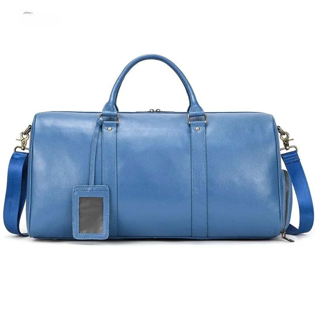 The Weekender Genuine Leather Duffle Bag