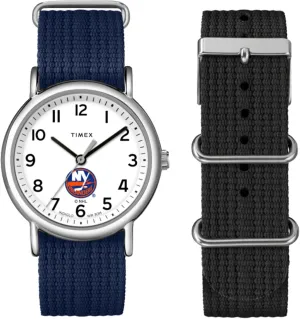 Timex Unisex Weekender Box Set 38mm Watch - NY Islanders