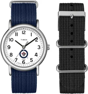 Timex Unisex Weekender Box Set 38mm Watch - Winnipeg Jets