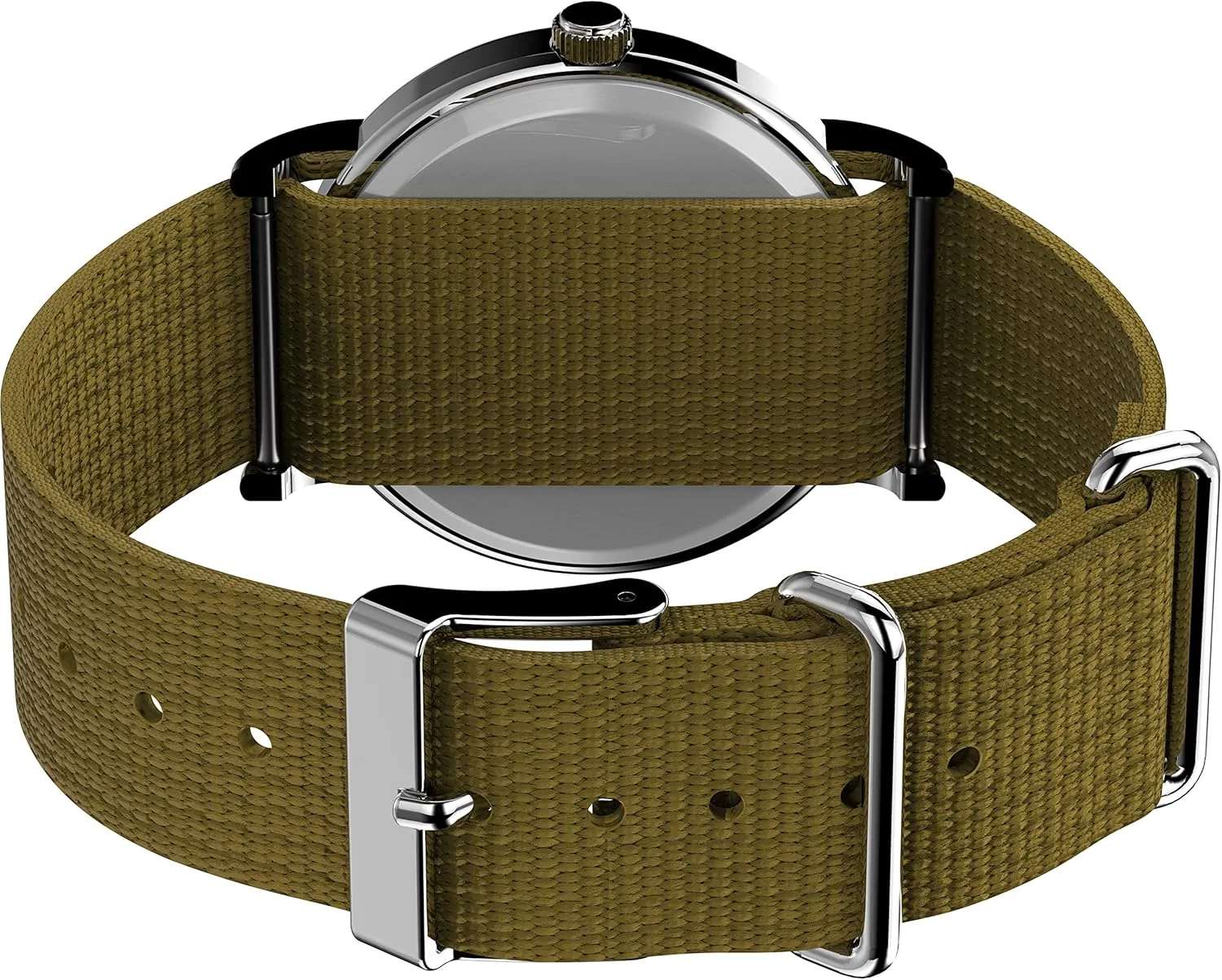 Timex Weekender 38mm Unisex Analog Watch | INDIGLO Backlight | Adjustable Durable Nylon Fabric Slip Through Strap | 24 Hour Time