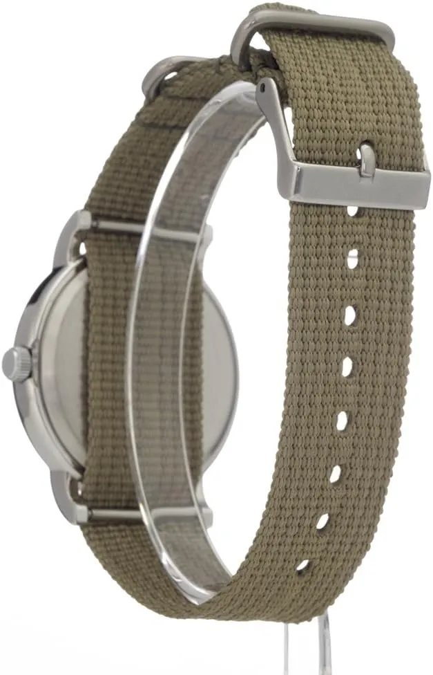 Timex Weekender 38mm Unisex Analog Watch | INDIGLO Backlight | Adjustable Durable Nylon Fabric Slip Through Strap | 24 Hour Time