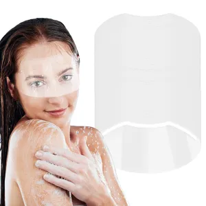TOROKOM 360PCS Eyelash Shield Shower Visor For Adults, Disposable Shower Visor Eyelash Shield, Face Shield for Hairspray Salon Supplies Eyelash Extensions Eyelid Surgery Aftercare
