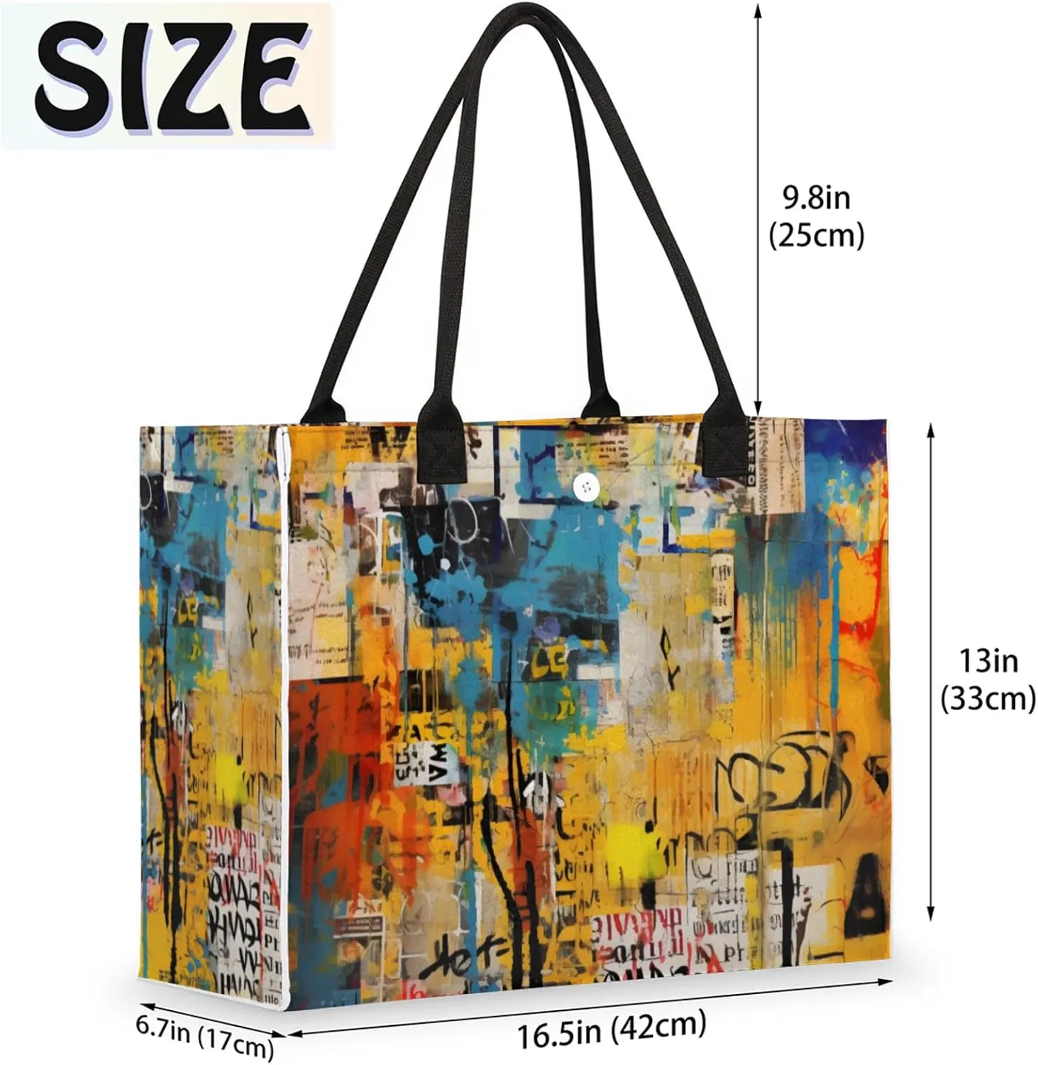 Tote Bag for Women Reusable Canvas Shoulder Bag