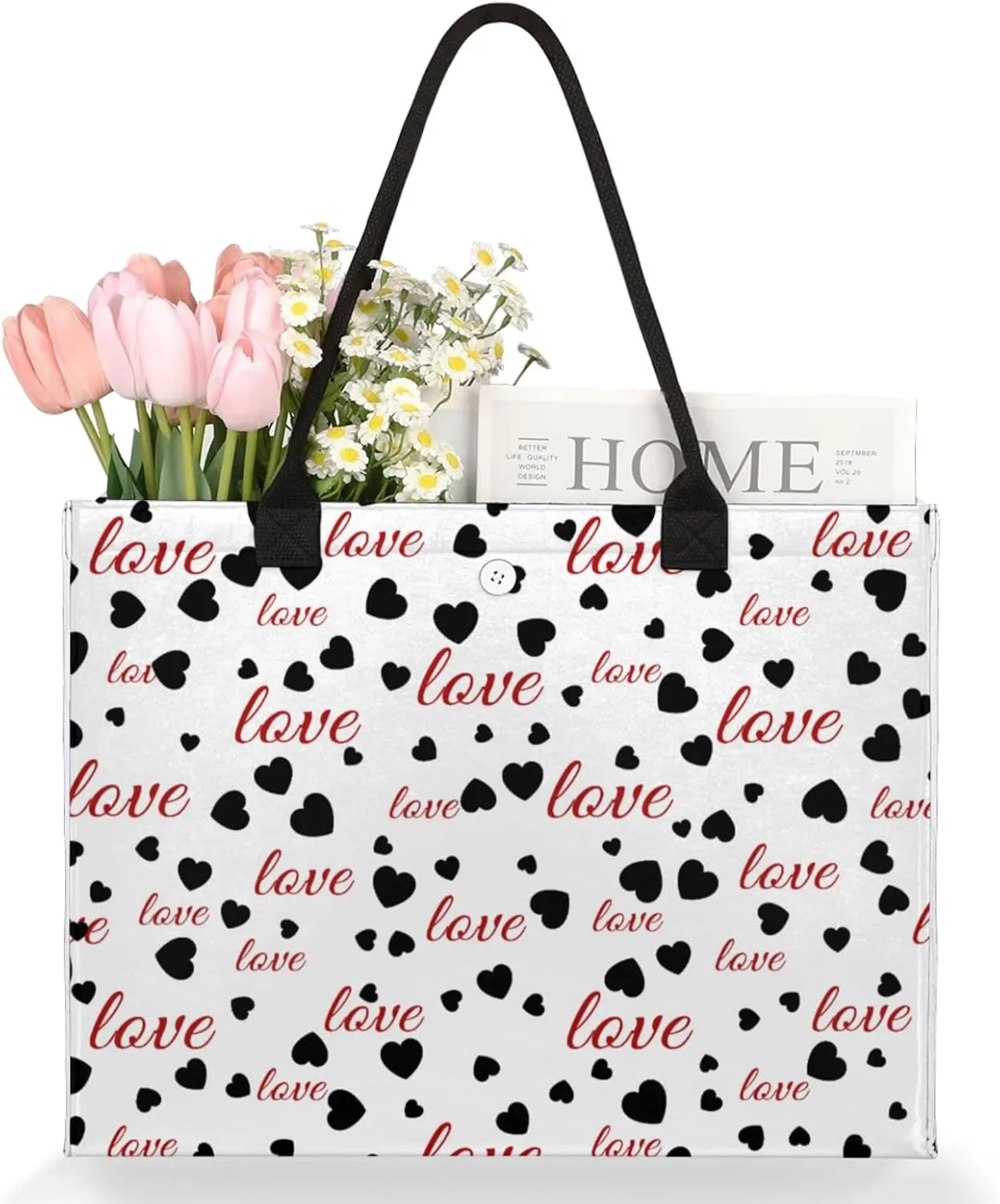 Tote Bag for Women Reusable Canvas Shoulder Bag
