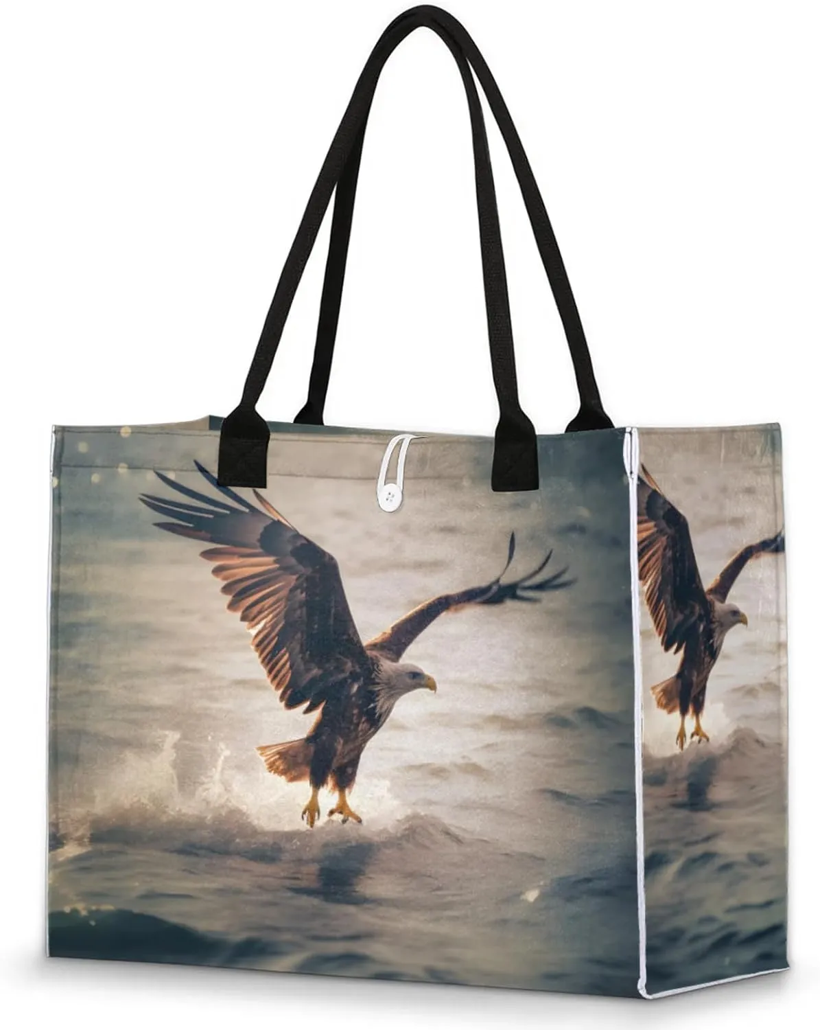 Tote Bag for Women Reusable Canvas Shoulder Bag