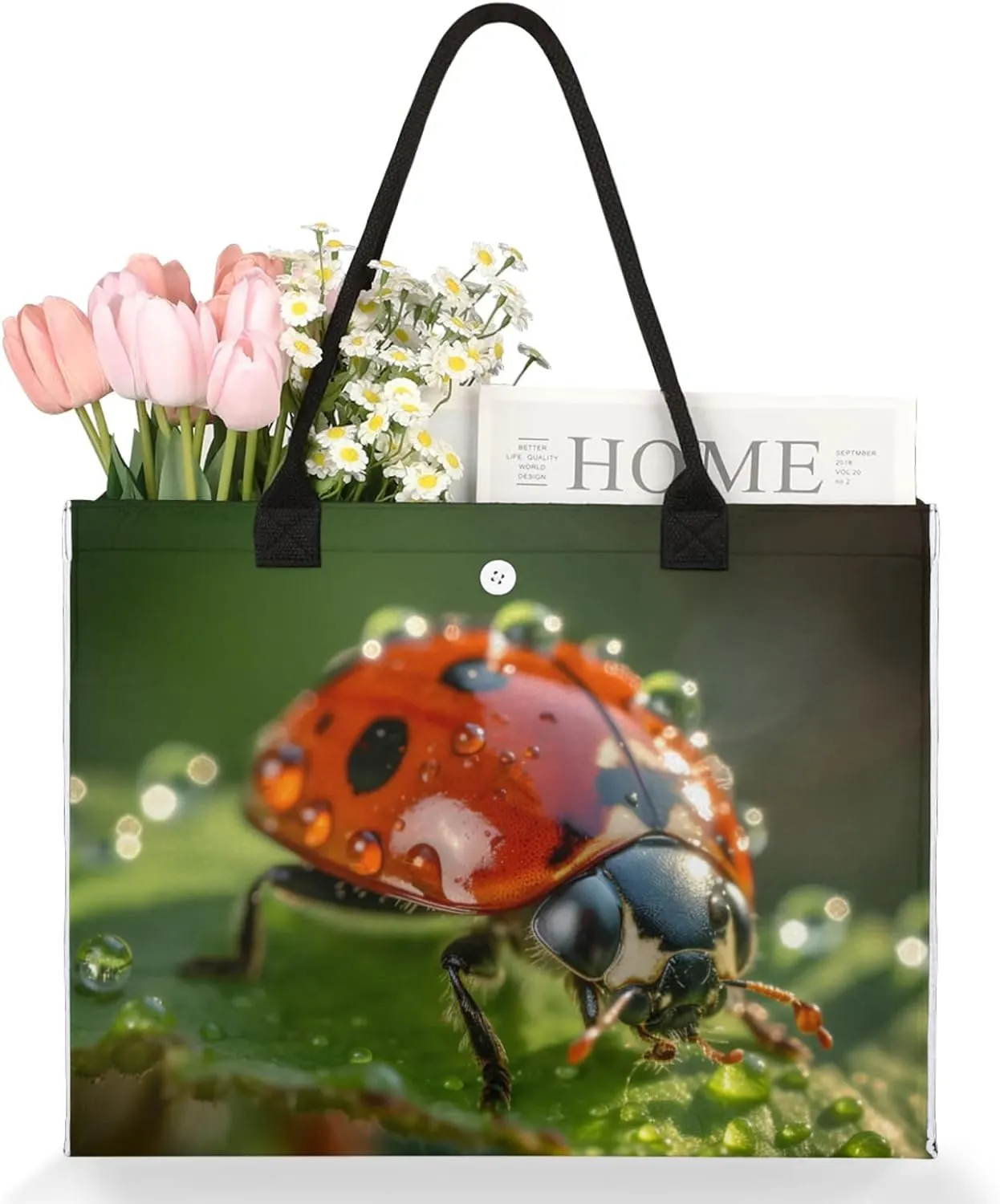 Tote Bag for Women Reusable Canvas Shoulder Bag