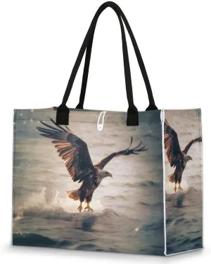 Tote Bag for Women Reusable Canvas Shoulder Bag