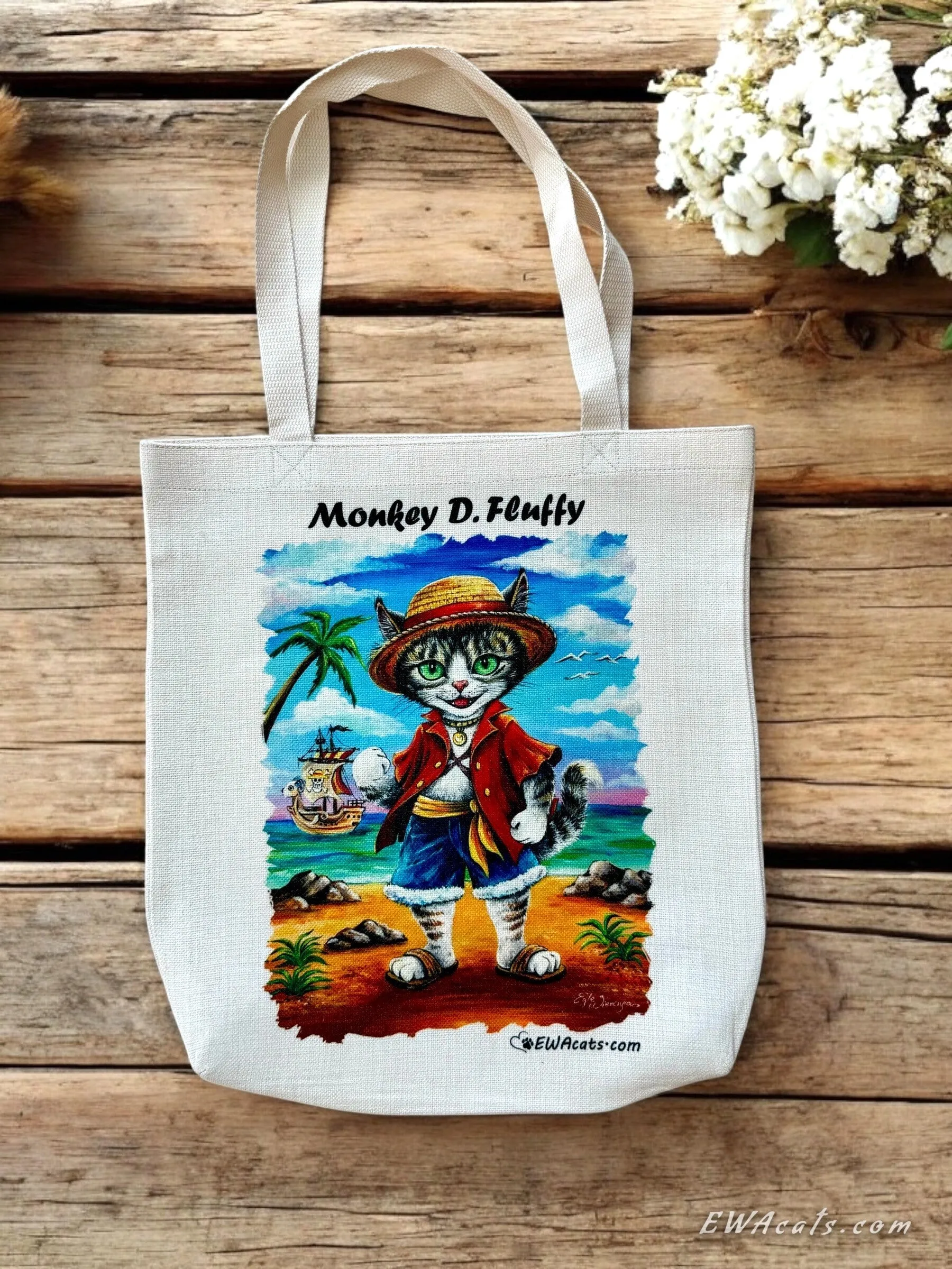 Tote Bag "Monkey D. Fluffy"