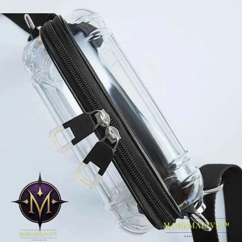 Transparent Color Wash Overnight Bag Small Cosmetic