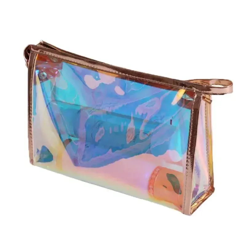 Transparent PVC Cosmetic Organizer Pouch Mini Jelly Bag