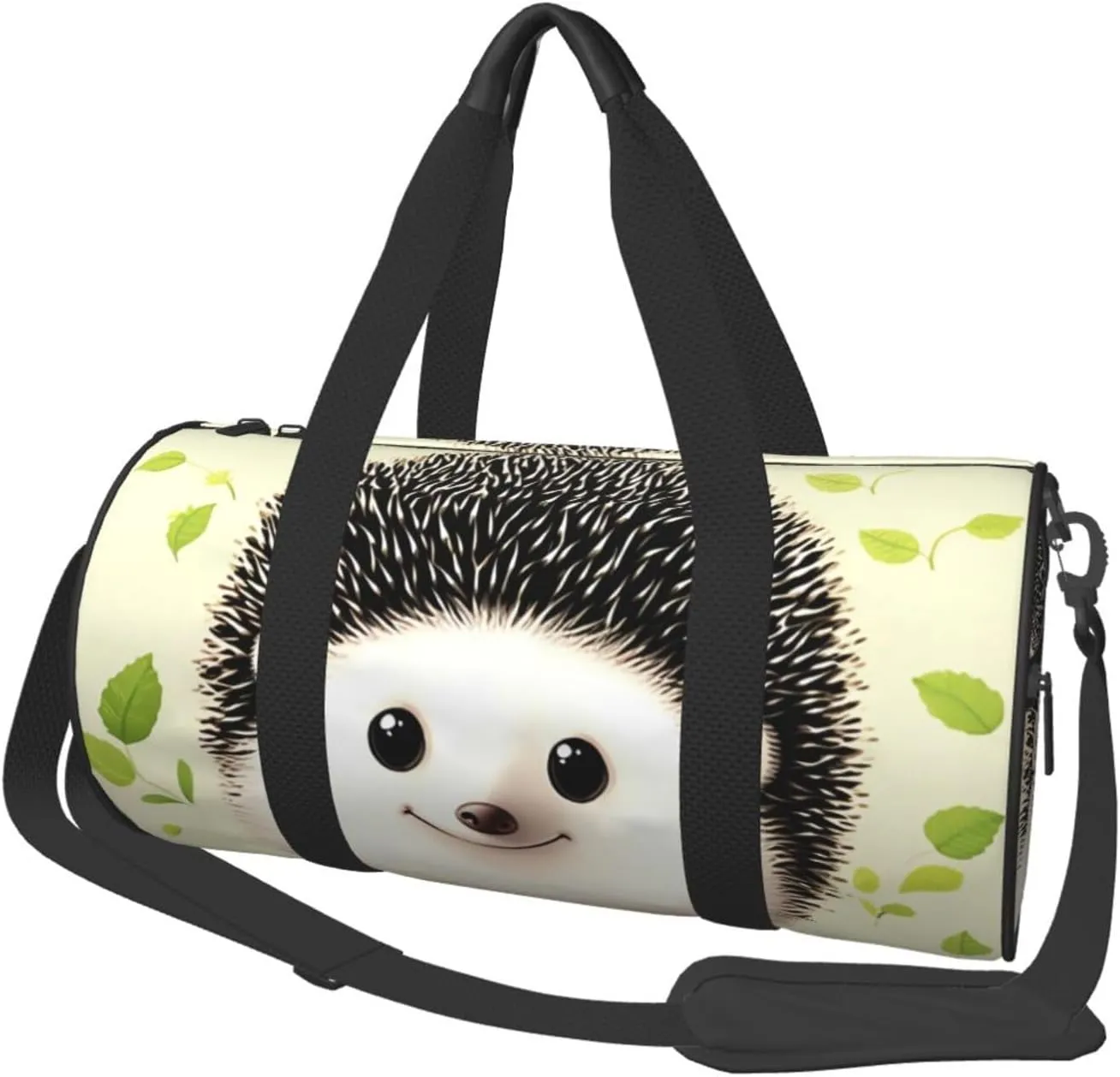 Travel Duffel Bag Cute Hedgehog Weekender Overnight Bag For Men Women Large Capacity Sports Gym Bag Canvas Carry On Tote Bags For Travel Yoga