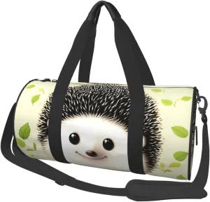 Travel Duffel Bag Cute Hedgehog Weekender Overnight Bag For Men Women Large Capacity Sports Gym Bag Canvas Carry On Tote Bags For Travel Yoga